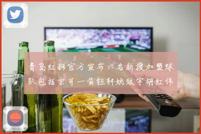 青岛红狮官方宣布六名新援加盟球队包括宗可一黄钰轩姚致宇胡红伟等人